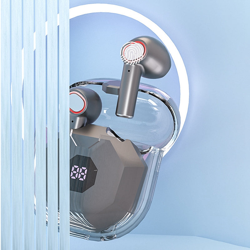 TWS Bluetooth Wireless Earphone Stereo HiFi Sound Low Delay Sports Headset with Digital Display Charging Case TWS Bluetooth Wireless Earphone Stereo HiFi Sound Low Delay Sports Headset with Digital Display Charging Case